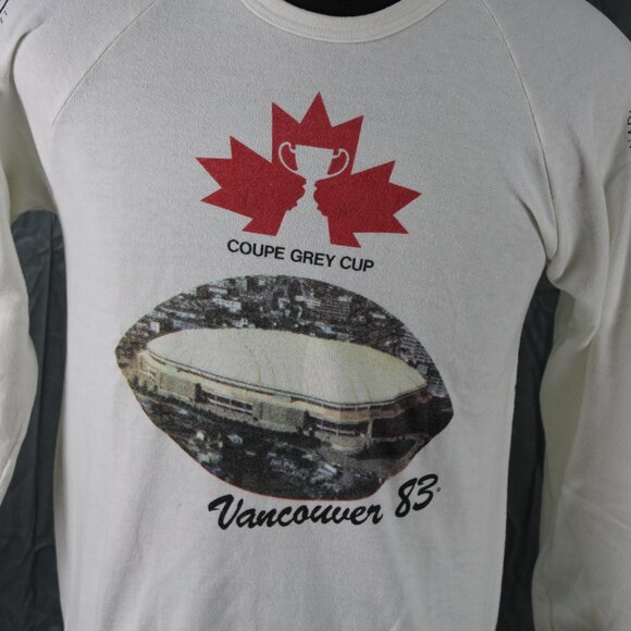 Vintage CFL Sweater - Grey Cup 1983 - Men's Medium - Picture 2 of 8